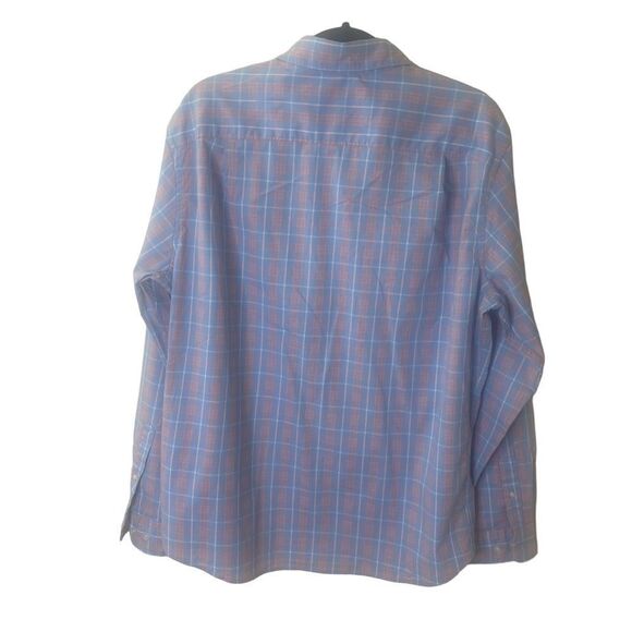 Sonoma Plaid Button Down Shirt Sz L - Picture 4 of 9